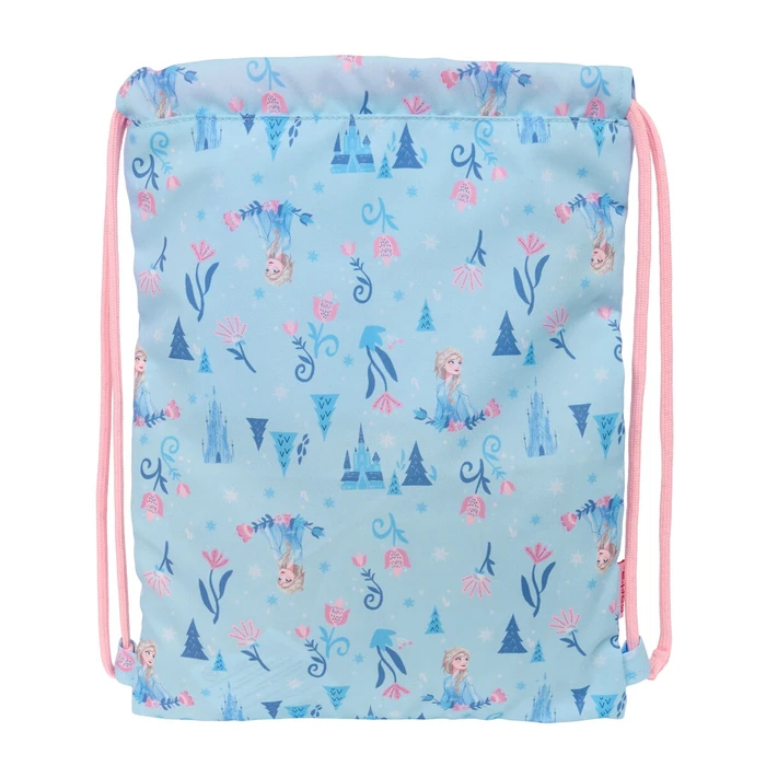 Παιδική Τσάντα με Σχοινιά Frozen Ice magic Μπλε 26 x 34 x 1 cm