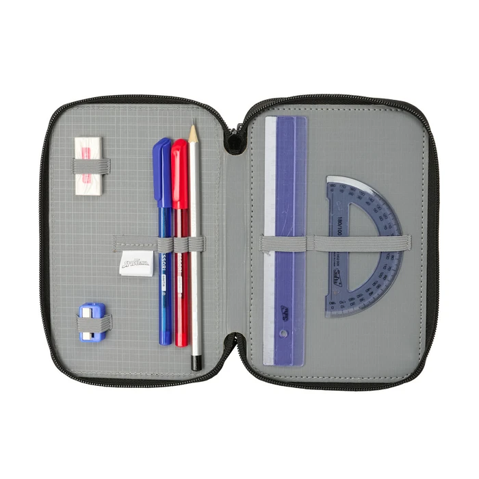 Κασετίνα με Aξεσουάρ Spider-Man Attack Μαύρο 12,5 x 19,5 x 5,5 cm 37 Τεμάχια