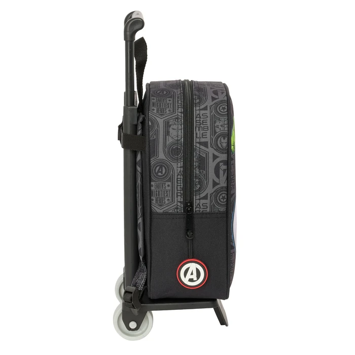 Σχολική Τσάντα με Ρόδες The Avengers Vendetta Μαύρο 22 x 27 x 10 cm