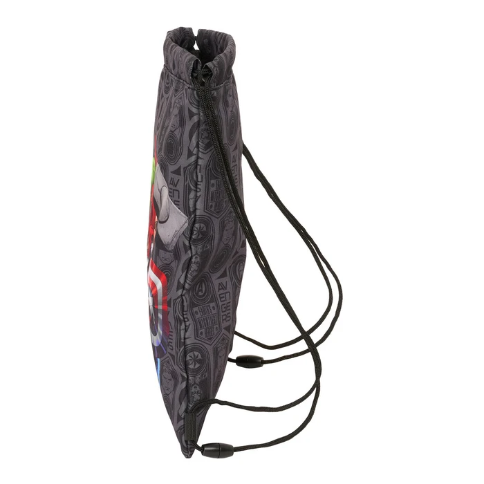 Παιδική Τσάντα με Σχοινιά The Avengers Vendetta Μαύρο 26 x 34 x 1 cm