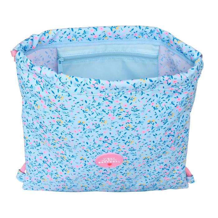 Παιδική Τσάντα με Σχοινιά Vicky Mart?n Berrocal Para?so Μπλε Ροζ 35 x 40 x 1 cm