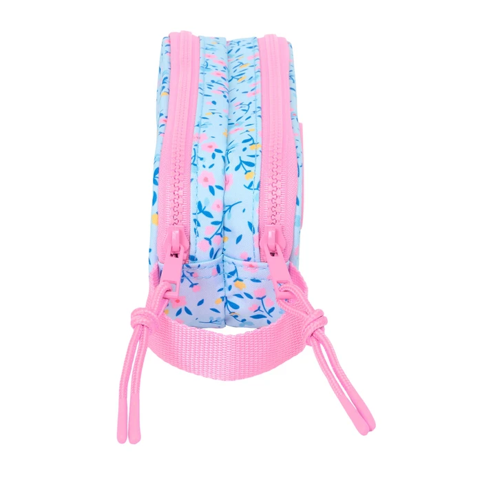 Διπλή Κασετίνα Vicky Mart?n Berrocal Para?so Ροζ Ανοιχτό Μπλε 21 x 8 x 6 cm