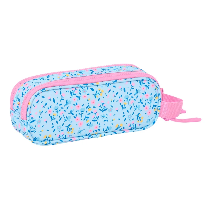 Διπλή Κασετίνα Vicky Mart?n Berrocal Para?so Ροζ Ανοιχτό Μπλε 21 x 8 x 6 cm