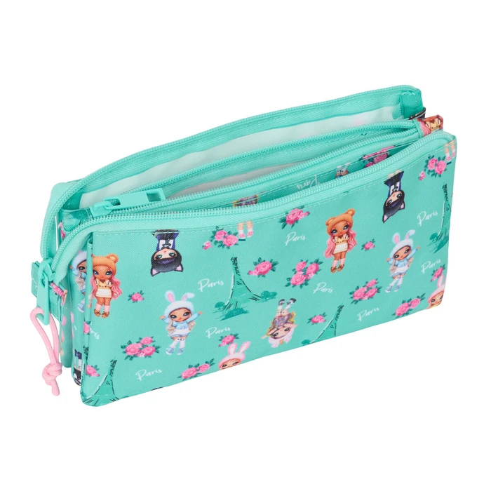 Κασετίνα Na!Na!Na! Surprise Bunny Ροζ Τυρκουάζ 22 x 12 x 3 cm