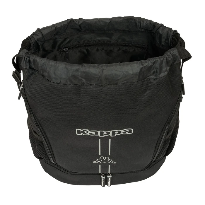 Παιδική Τσάντα με Σχοινιά Kappa Dark Μαύρο 35 x 40 x 1 cm