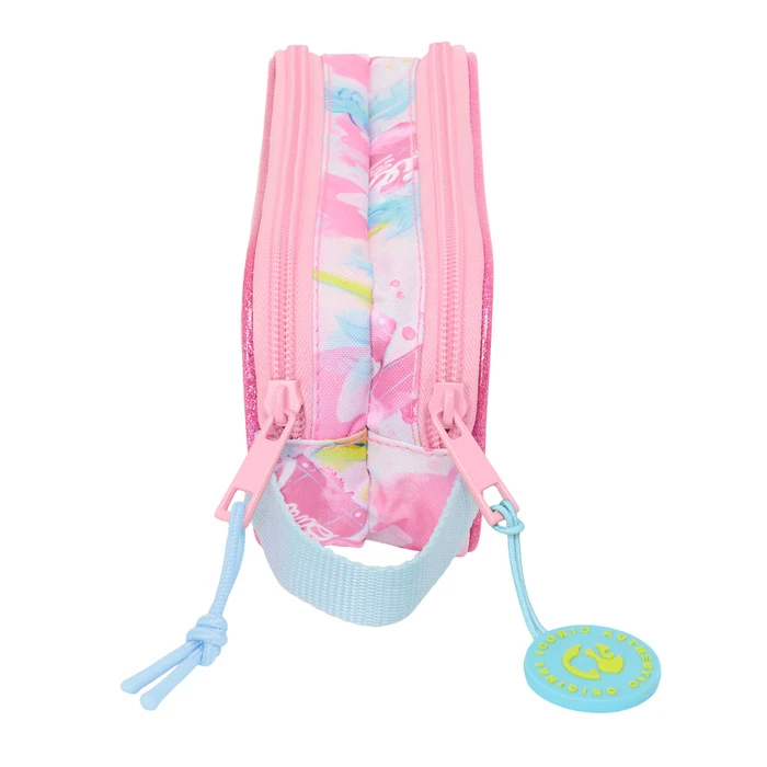 Διπλή Κασετίνα Barbie Painterly Ροζ Sky μπλε 21 x 8 x 6 cm