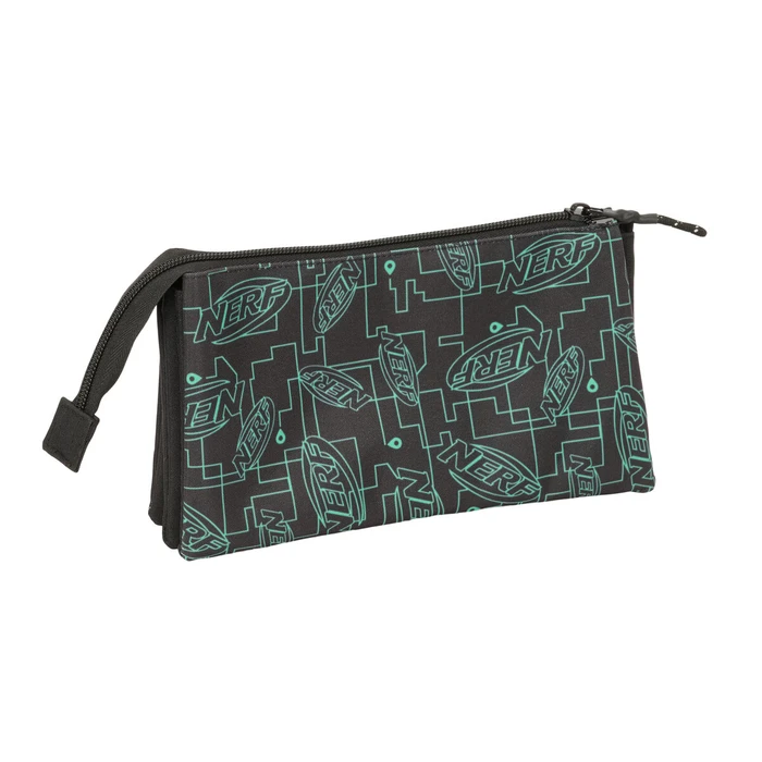 Κασετίνα Nerf Game Μαύρο 22 x 12 x 3 cm