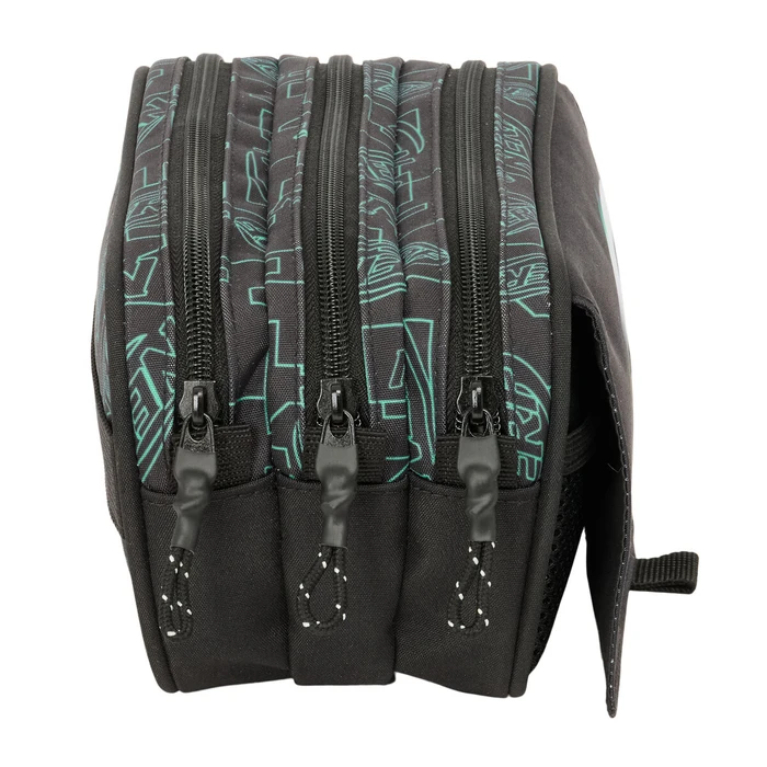 Τριπλή Κασετίνα Nerf Game Μαύρο 21,5 x 10 x 8 cm