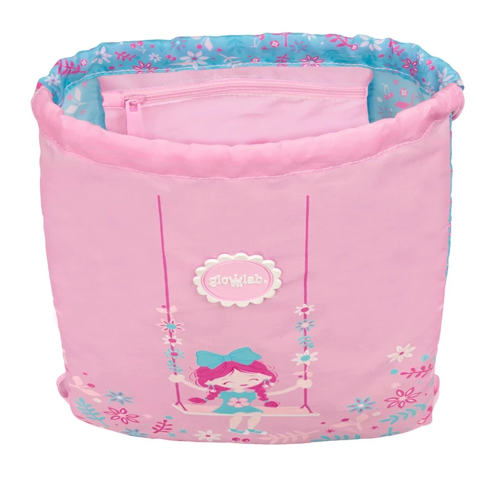 Παιδική Τσάντα με Σχοινιά Glow Lab Swing Πολύχρωμο 26 x 34 x 1 cm