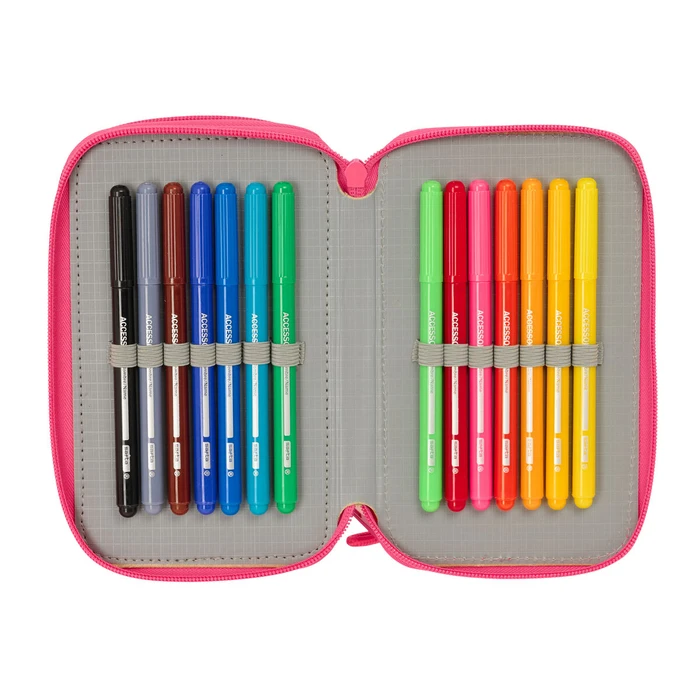 Κασετίνα Safta Feeling Πολύχρωμο 12,5 x 19,5 x 5,5 cm 37 Τεμάχια