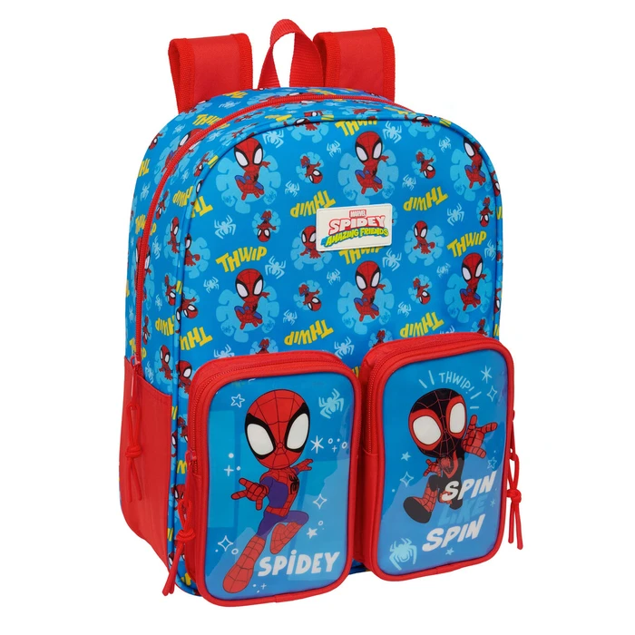 Σχολική Τσάντα Spider-Man Μπλε Κόκκινο 26 x 34 x 11 cm