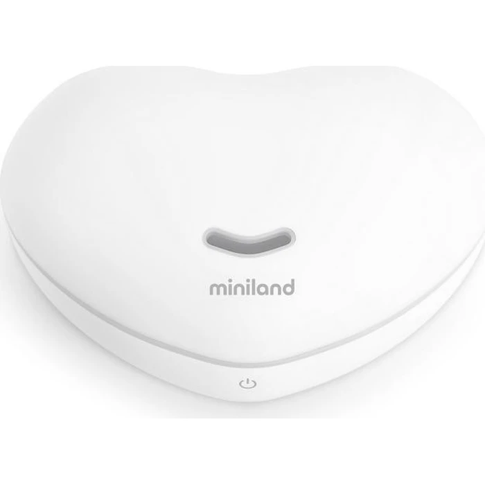 Miniland Natural Sleeper Night Light & Humidifier with Sounds (Battery, White - Cool LED) ML89261