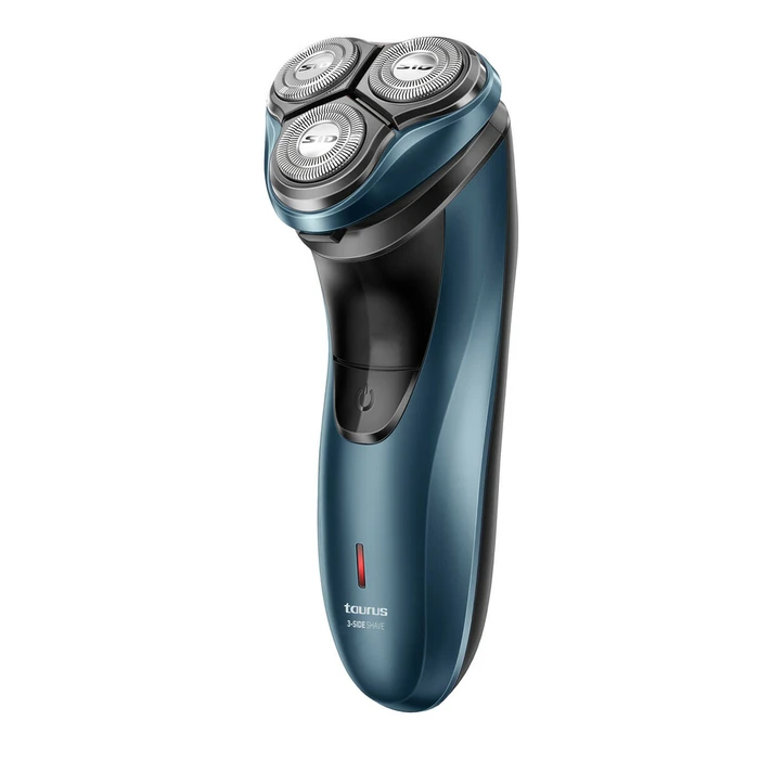 Taurus Electric Shaver 3 Side Shave 3 Blades USB Rechargeable Waterproof Wet and Dry