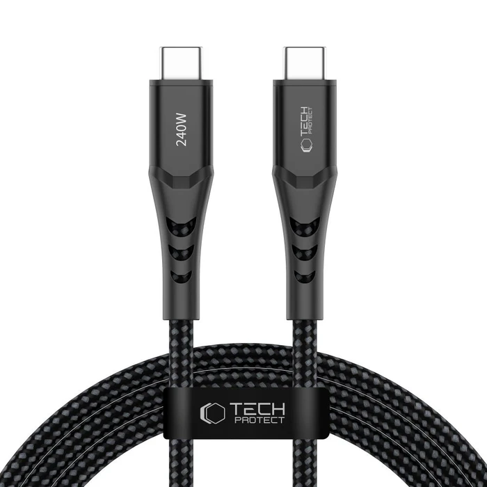 Tech-Protect UB11T Ultraboost USB-C / USB-C Cable PD 240W / QC3.0 200cm Black
