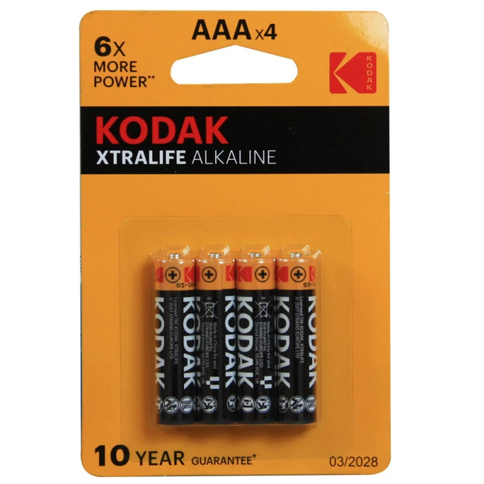 Μπαταρία Αλκαλική Kodak XTRALIFE AAA battery (4 pack)