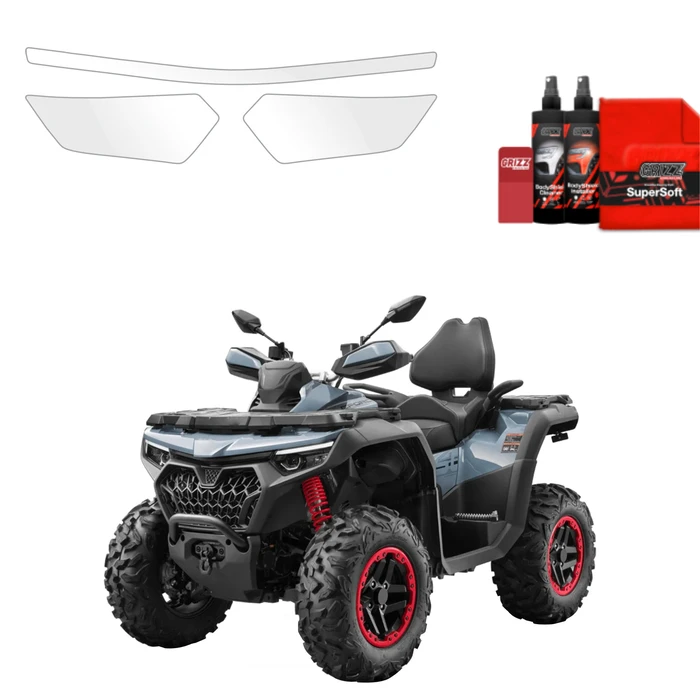 GrizzGlass BodyShield Protective Headlight Film CFMOTO CFORCE 850 Touring (2025-2026)