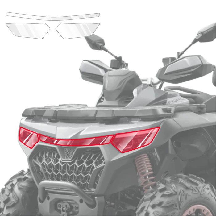 GrizzGlass BodyShield Protective Headlight Film CFMOTO CFORCE 1000 Touring (2024-2026)