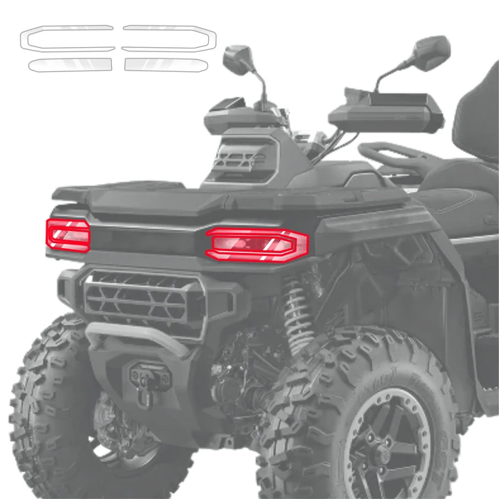 GrizzGlass BodyShield Protective Headlight Film CFMOTO Goes Terrox 1000 (2025-2026)