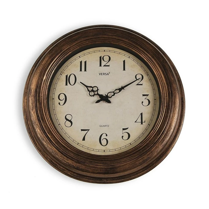 Ρολόι Τοίχου Versa Antique Χρυσό 4,5 x 51 x 51 cm