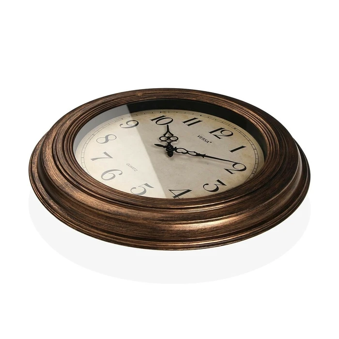 Ρολόι Τοίχου Versa Antique Χρυσό 4,5 x 51 x 51 cm
