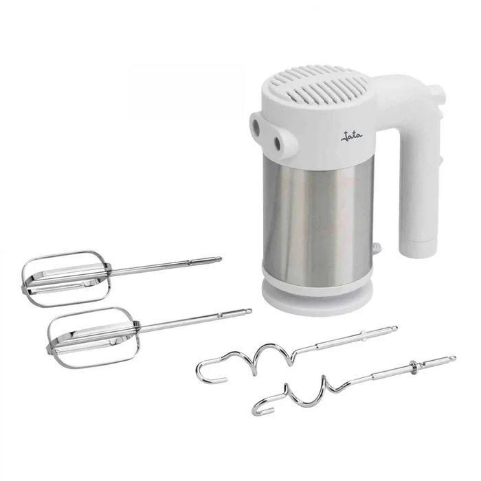 JATA Μπλέντερ Μίξερ ζαχαροπλαστικής JEMA1240 Λευκό Χάλυβας 400 W