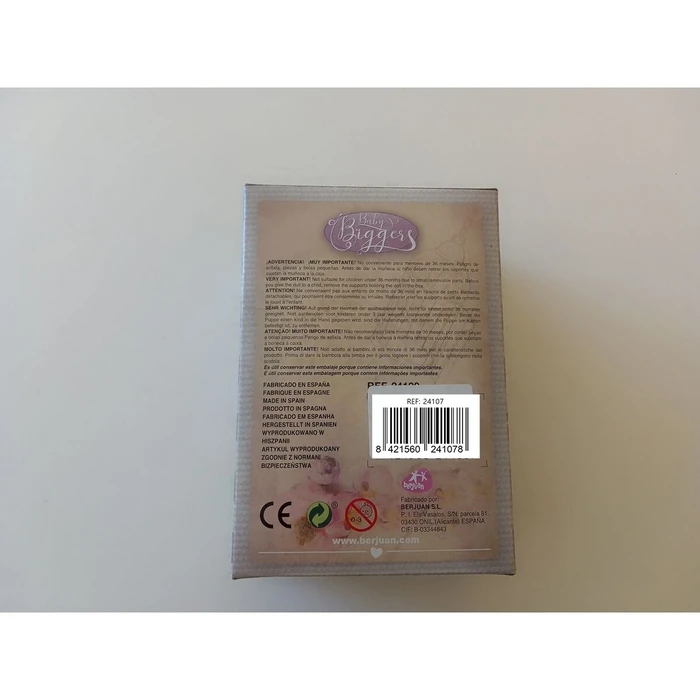 Κούκλα μωρού Berjuan 24107-24 14 cm