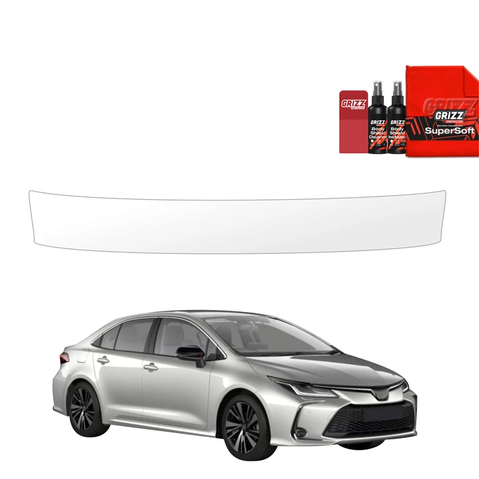 GrizzGlass BodyShield Trunk Sill Protective Film Toyota Corolla Sedan (2022-2026)