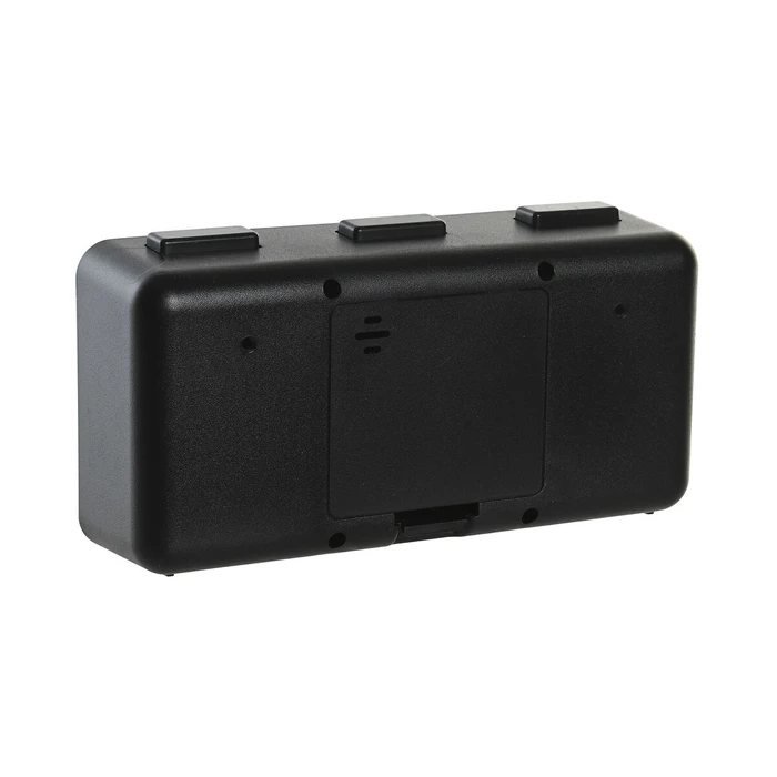 Ξυπνητήρι DKD Home Decor 17 x 5 x 9 cm Μαύρο Λευκό PVC (x2)