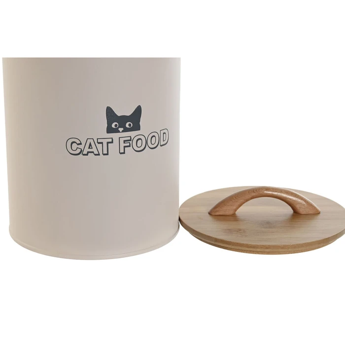 Κουτί τροφίμων για κατοικίδια Home ESPRIT Μπεζ Φυσικό 2,5 L