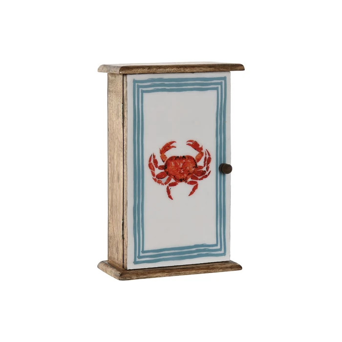 Home ESPRIT Ντουλάπα για κλειδιά Φυσικό 19 x 6 x 27 cm