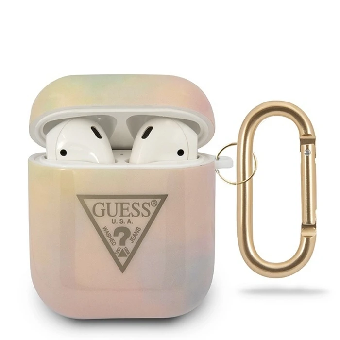 Guess GUACA2TPUMCGG01 Apple AirPods cover pink Tie & Dye Collection
