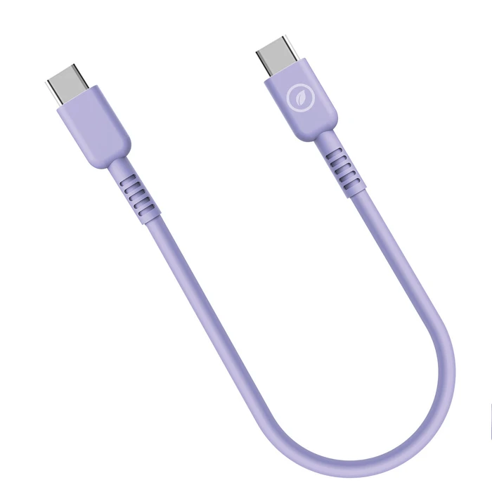 Καλώδιο USB-C σε USB-C Muvit for Change Λεβάντα 0,2 m