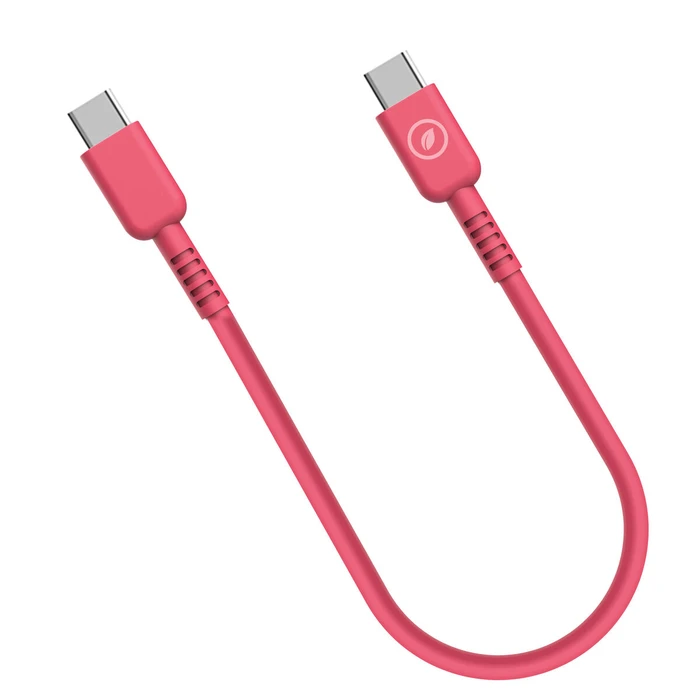 Καλώδιο USB-C σε USB-C Muvit for Change Mατζέντα 0,2 m