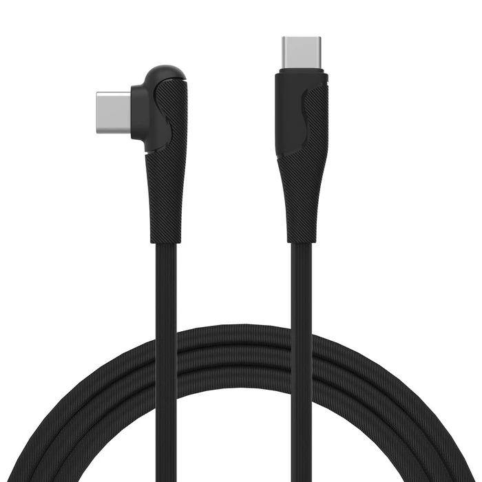 Καλώδιο USB-C σε USB-C Muvit for Change Μαύρο 1,2 m