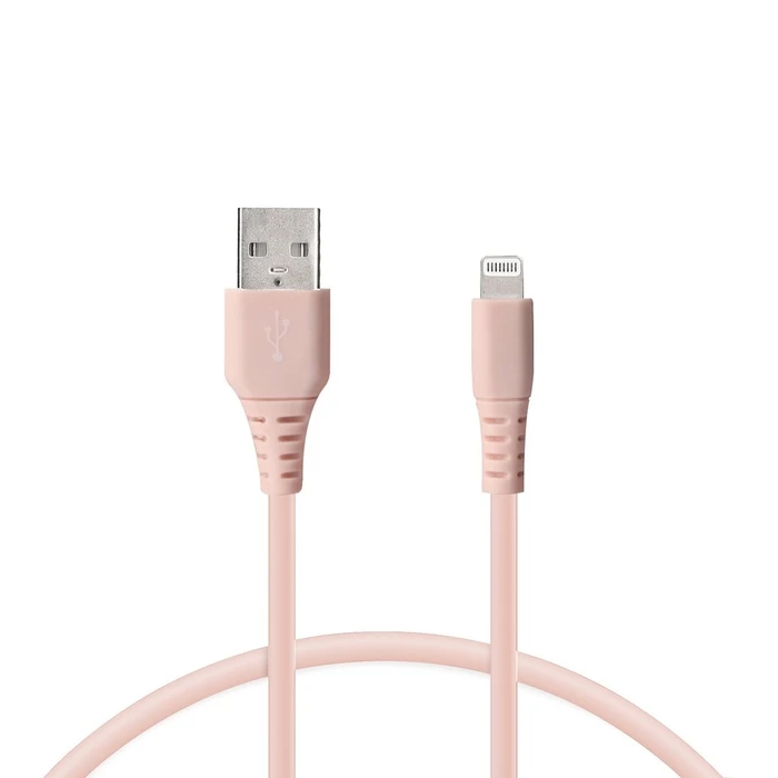 Καλώδιο USB KSIX 1m (520240) Pink