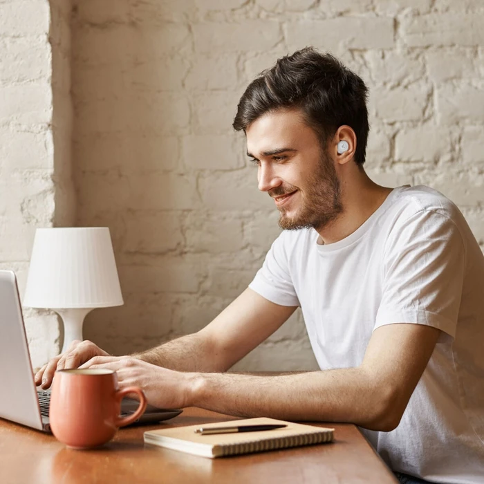 Bluetooth Handsfree KSIX Oblivion Λευκό