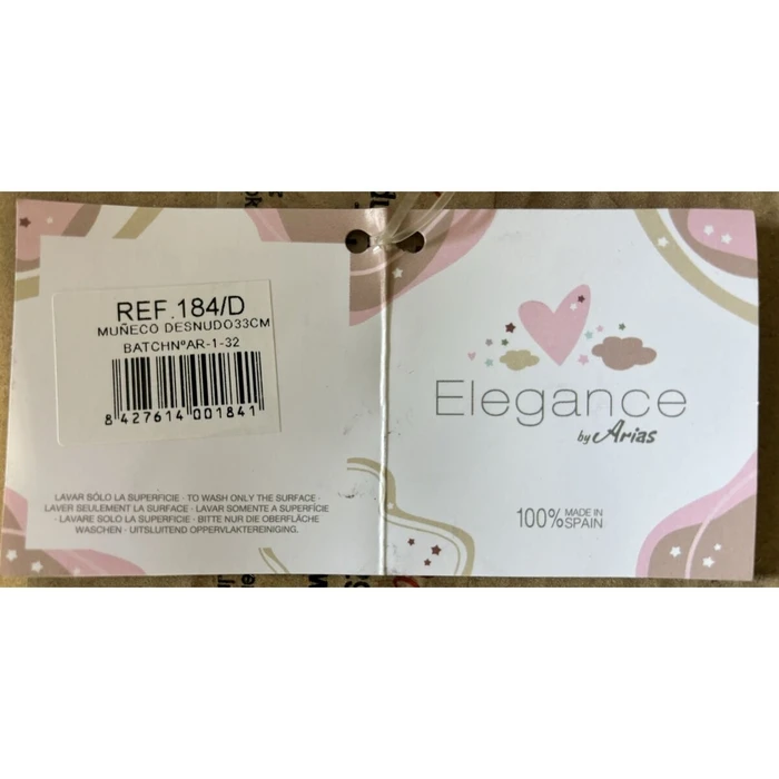 Κούκλα Μωρό Arias 33 cm