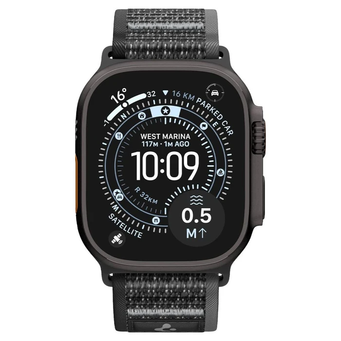 Spigen Athlex Air 2 Apple Watch 8 / 9 / 10 / 11 / SE / Ultra 44/45/46/49mm Active Black / Grey