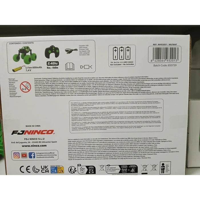 Tηλεκατευθυνόμενο Radio Control Ninco Mutant 1:16 30 x 20 x 16 cm