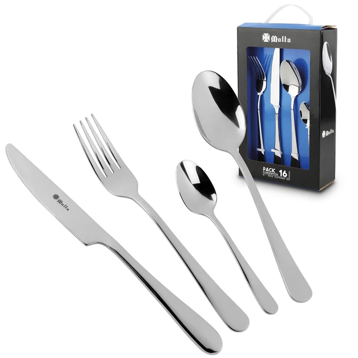 Cruz de Malta Cutlery Stainless Steel 16 Pieces