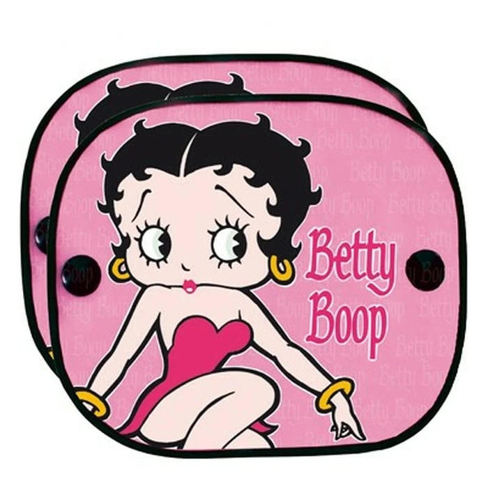 Πλευρική Ηλιοπροστασία Αυτοκινήτου Betty Boop BB1041P Ροζ 2 Τεμάχια