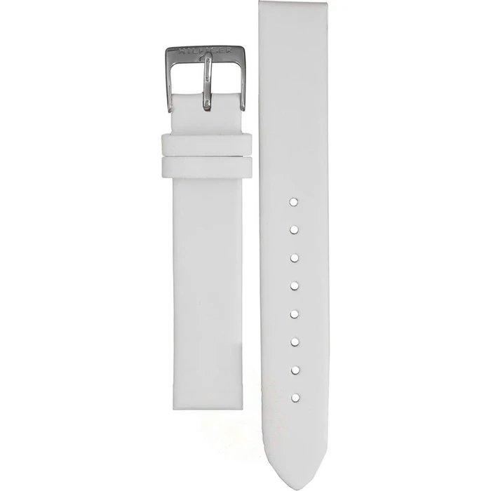 Tommy Hilfiger 679301329 Δερμάτινο Λουράκι Λευκό 16mm