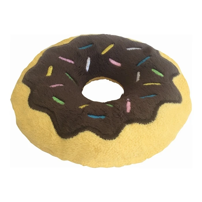 Cuddly toy for dogs Gloria Σοκολατί Donut Καφέ πολυεστέρας Πόλη Πλαστικό χαλί Eva