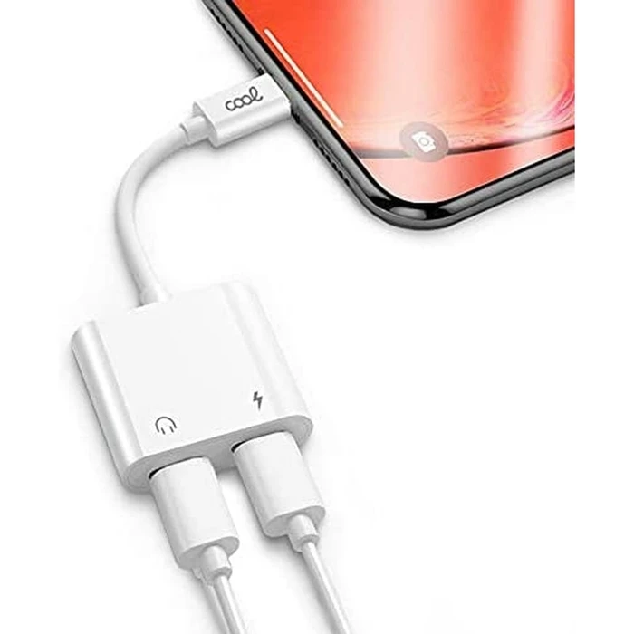 USB Hub Cool Λευκό USB-C male σε USB-C 2x