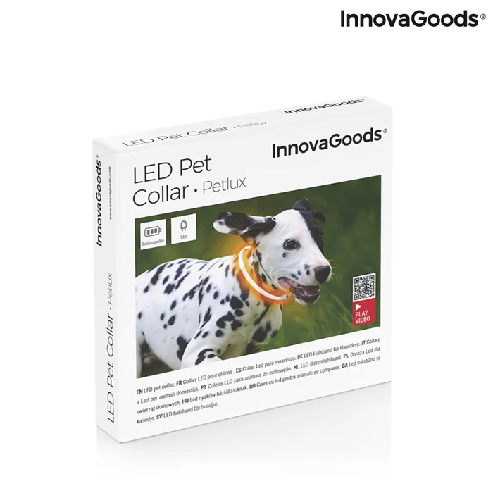Κολάρο LED για Κατοικίδια Ζώα Petlux InnovaGoods
