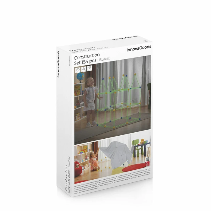 Σετ Κατασκευής Φρούριων Builkitt InnovaGoods 155 Τεμάχια