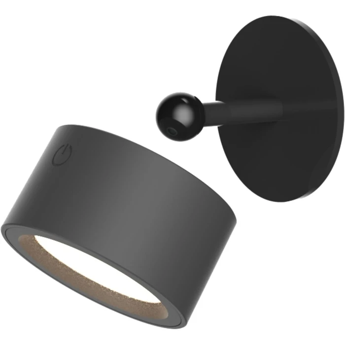 Φωτιστικά οροφής & τοίχου New Garden ROLL 8 BATTERY black