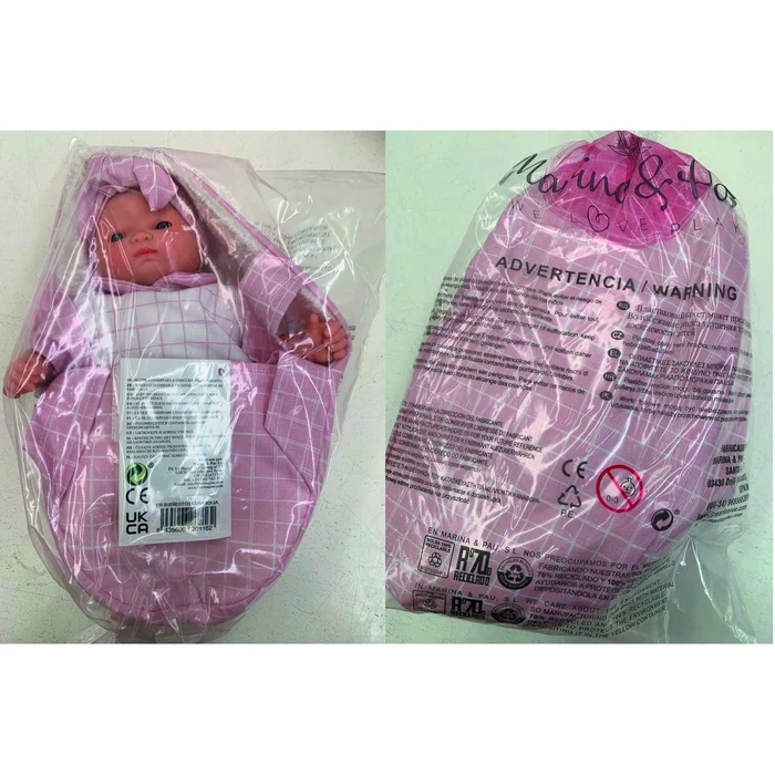 Κούκλα Μωρό Marina & Pau 26 cm