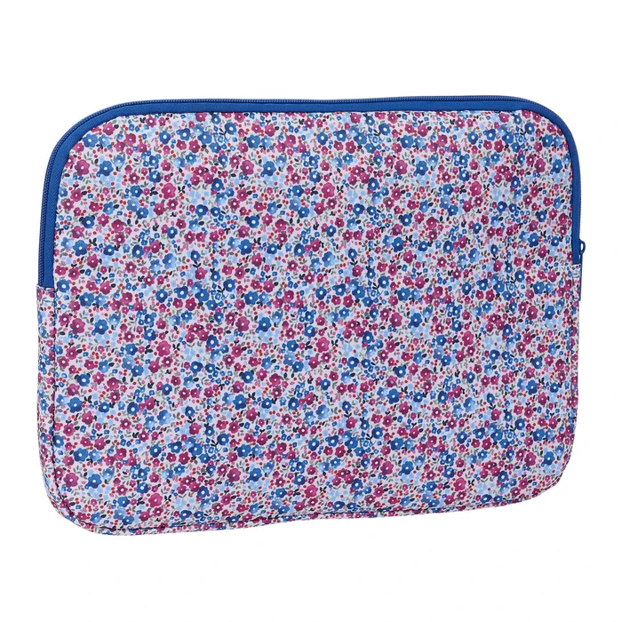Κάλυμμα για Laptop Nait Nait Flores coimbra azul Μπλε 34 x 25 x 2 cm