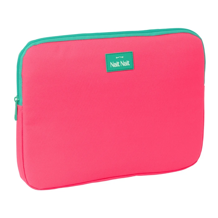 Κάλυμμα για Laptop Nait Nait Rosa fluor Ροζ 34 x 25 x 2 cm